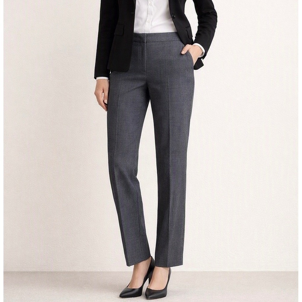 Amber Sun Collection Women's Size 8 Gray Trouser Aubrey Fit Pants